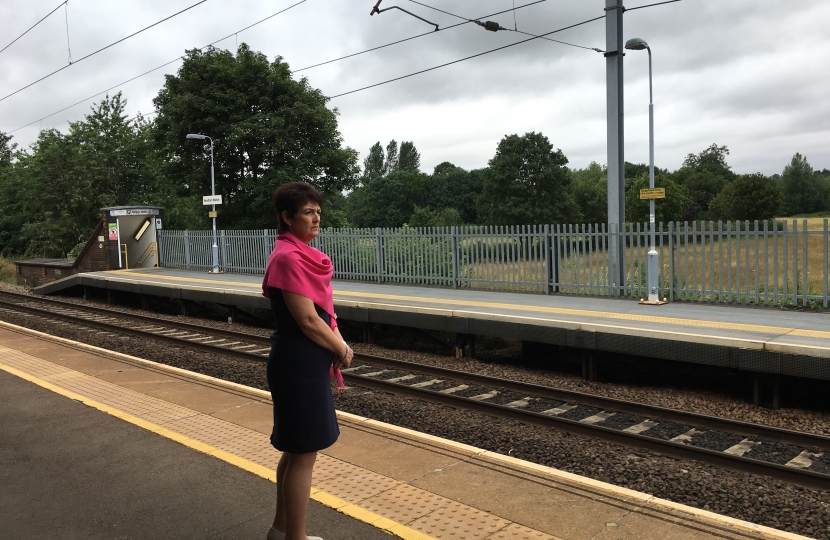 Jo continues to seek Access for All for Needham Market Station 